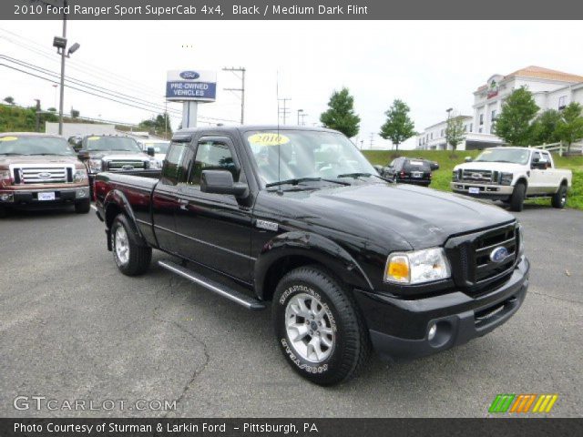 2010 Ford Ranger Sport SuperCab 4x4 in Black