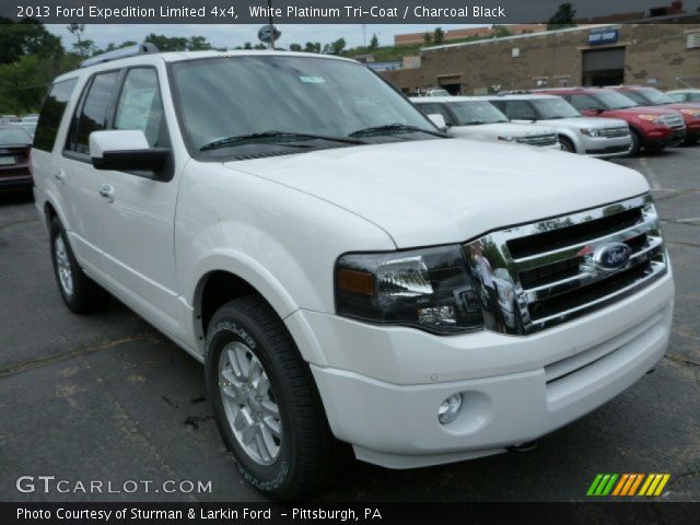 2013 Ford Expedition Limited 4x4 in White Platinum Tri-Coat