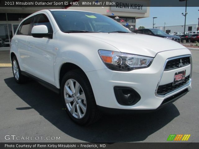 2013 Mitsubishi Outlander Sport ES 4WD in White Pearl