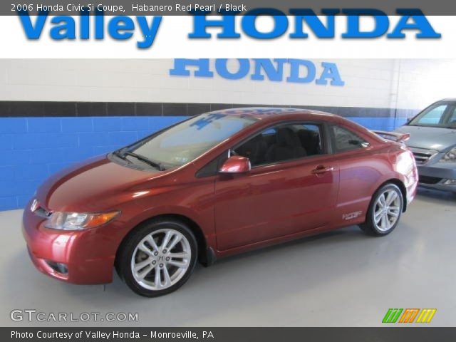 2006 Honda Civic Si Coupe in Habanero Red Pearl