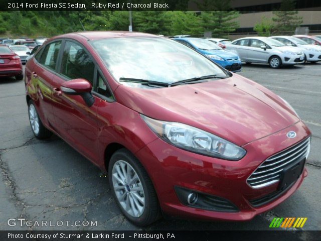 2014 Ford Fiesta SE Sedan in Ruby Red