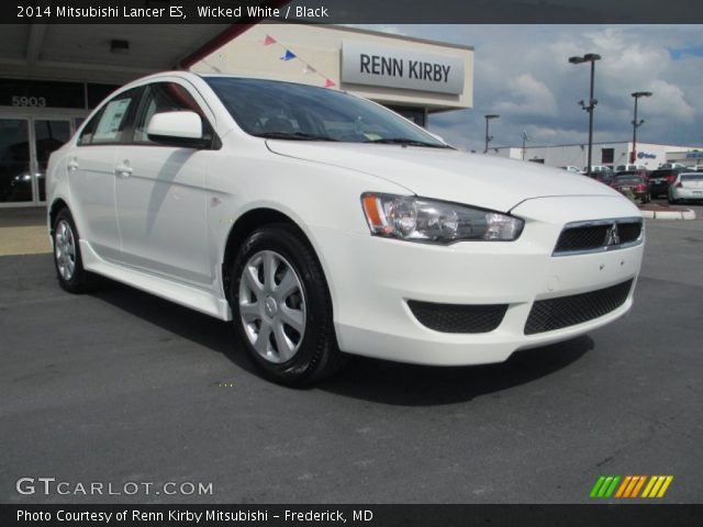 2014 Mitsubishi Lancer ES in Wicked White