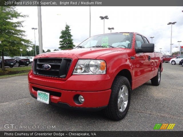 2007 Ford F150 STX SuperCab in Bright Red