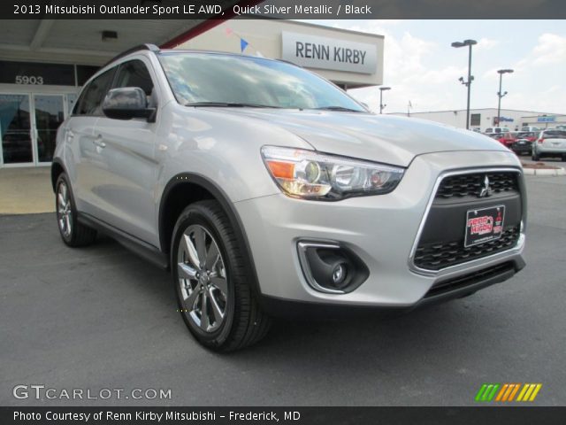 2013 Mitsubishi Outlander Sport LE AWD in Quick Silver Metallic