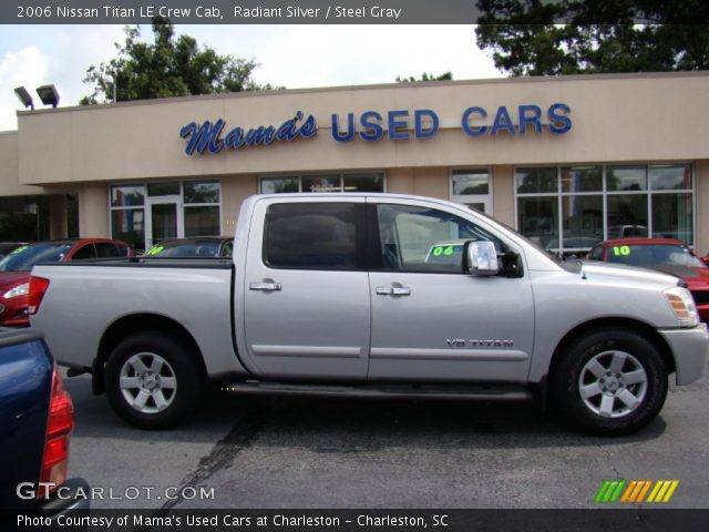 2006 Nissan Titan LE Crew Cab in Radiant Silver