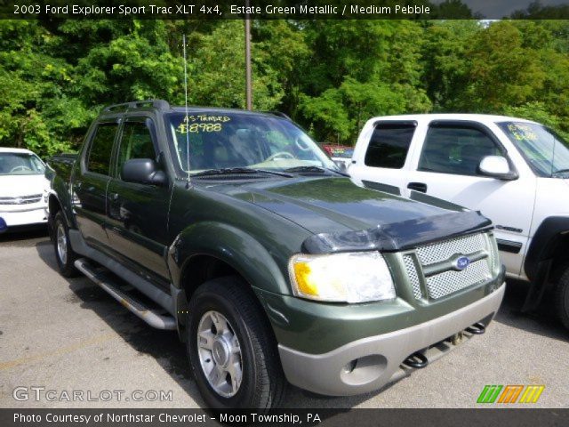 2003 Ford Explorer Sport Trac XLT 4x4 in Estate Green Metallic