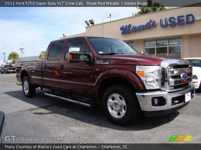 2011 Ford F250 Super Duty XLT Crew Cab in Royal Red Metallic