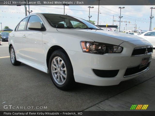 2013 Mitsubishi Lancer ES in Wicked White Metallic