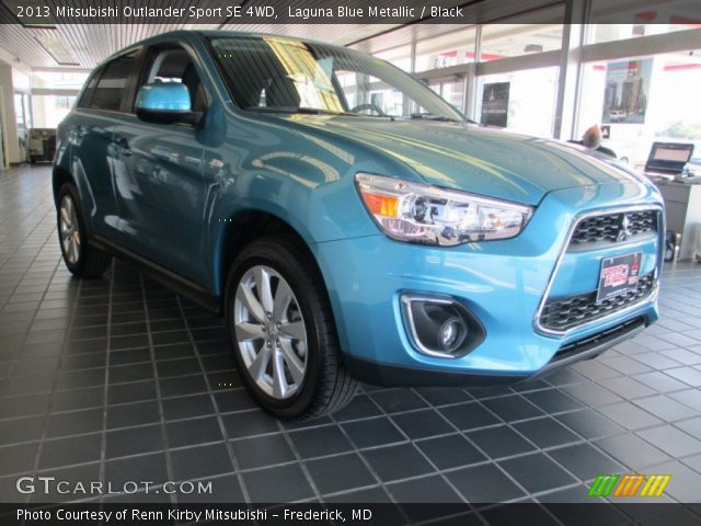 2013 Mitsubishi Outlander Sport SE 4WD in Laguna Blue Metallic