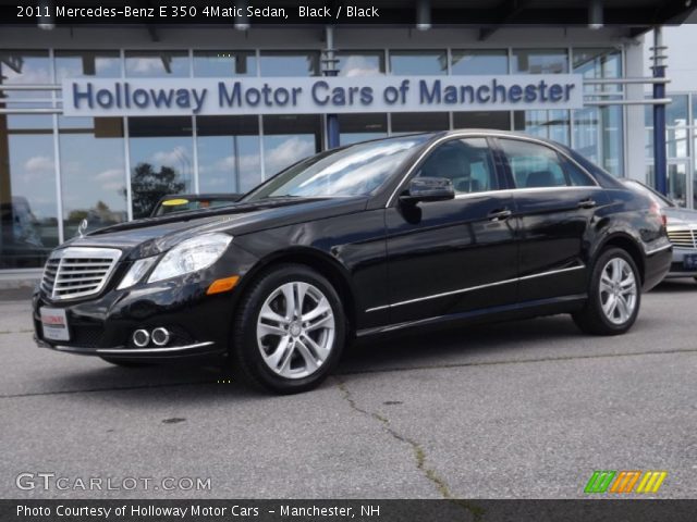 2011 Mercedes-Benz E 350 4Matic Sedan in Black