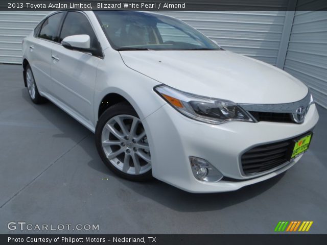 2013 Toyota Avalon Limited in Blizzard White Pearl