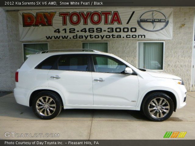 2012 Kia Sorento SX V6 AWD in Snow White Pearl