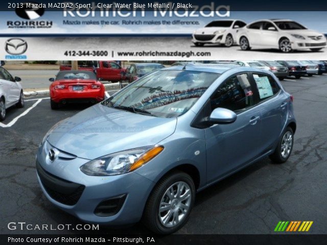 2013 Mazda MAZDA2 Sport in Clear Water Blue Metallic