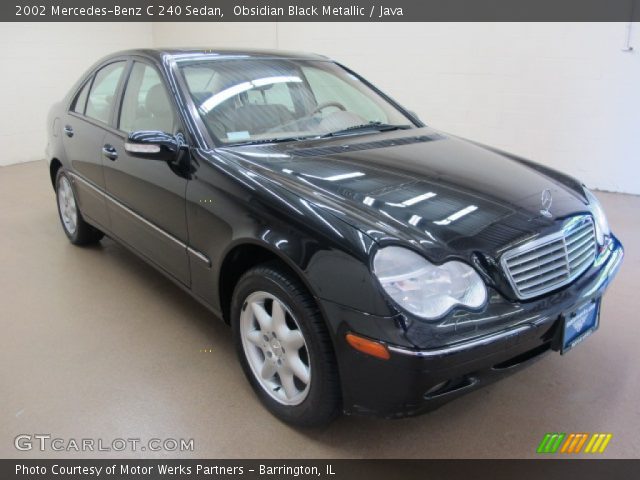 2002 Mercedes-Benz C 240 Sedan in Obsidian Black Metallic