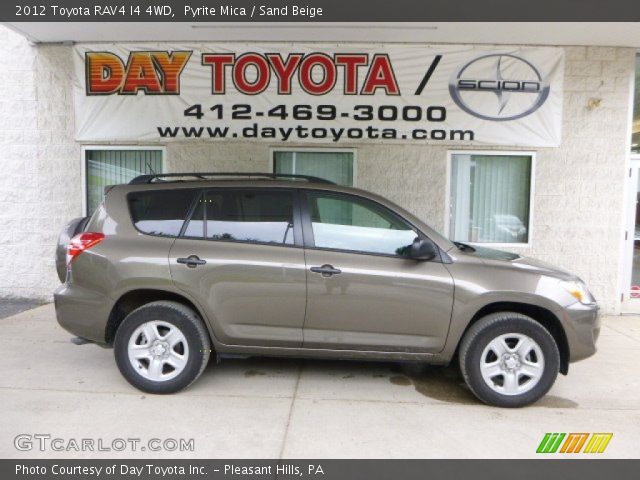 2012 Toyota RAV4 I4 4WD in Pyrite Mica