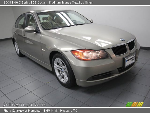 2008 BMW 3 Series 328i Sedan in Platinum Bronze Metallic