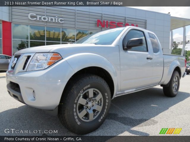 2013 Nissan Frontier Desert Runner King Cab in Brilliant Silver