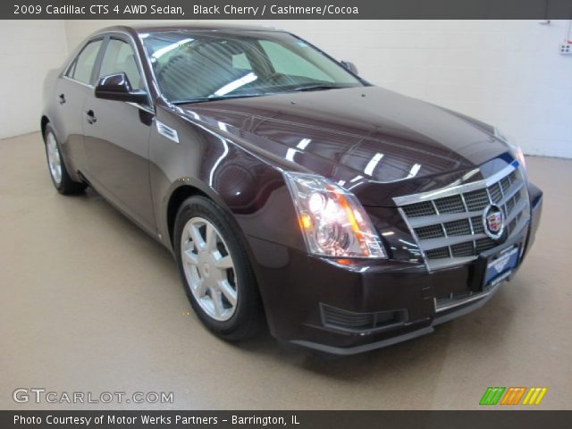 2009 Cadillac CTS 4 AWD Sedan in Black Cherry