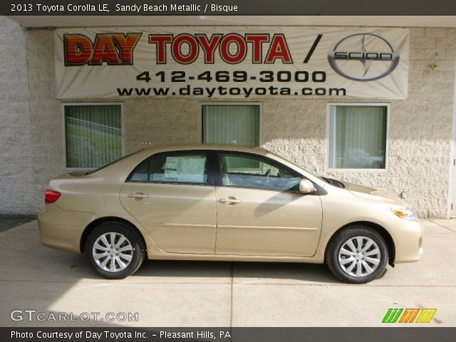 2013 Toyota Corolla LE in Sandy Beach Metallic