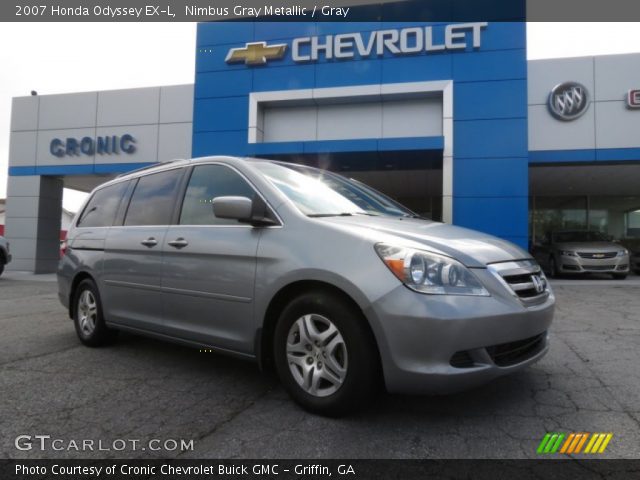2007 Honda Odyssey EX-L in Nimbus Gray Metallic