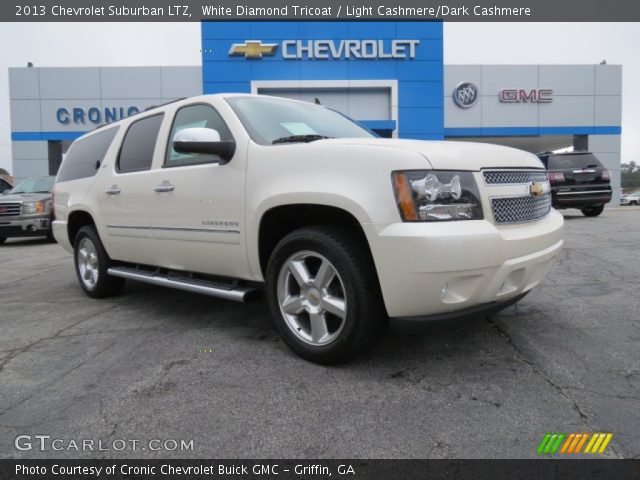 2013 Chevrolet Suburban LTZ in White Diamond Tricoat