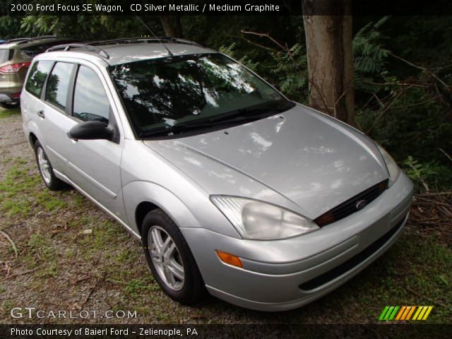2000 Ford Focus SE Wagon in CD Silver Metallic