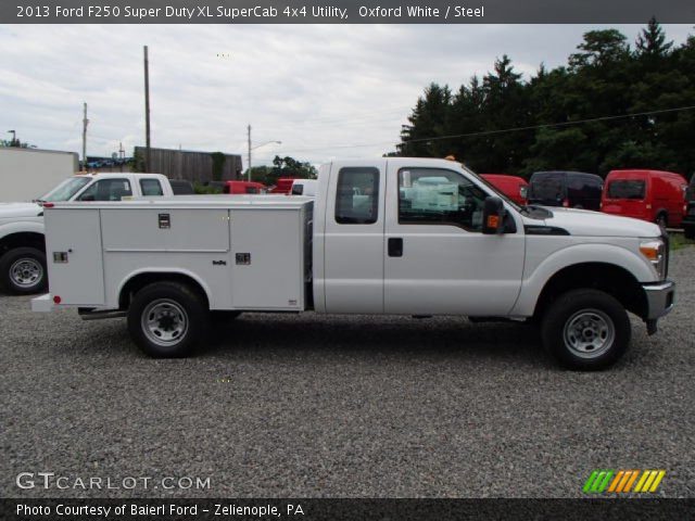 2013 Ford F250 Super Duty XL SuperCab 4x4 Utility in Oxford White