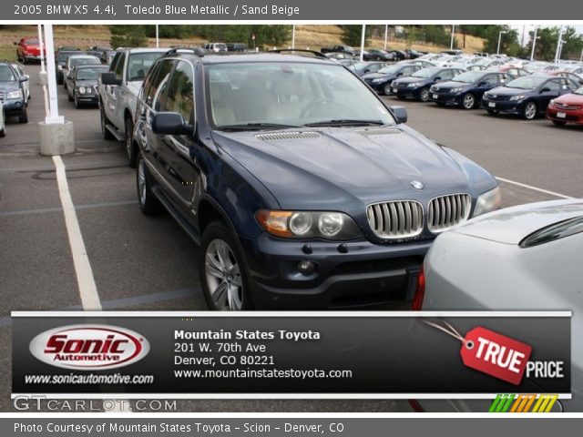 2005 BMW X5 4.4i in Toledo Blue Metallic