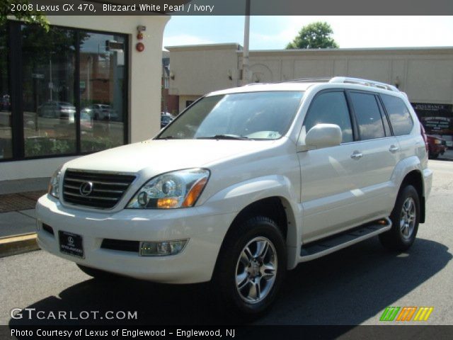 2008 Lexus GX 470 in Blizzard White Pearl
