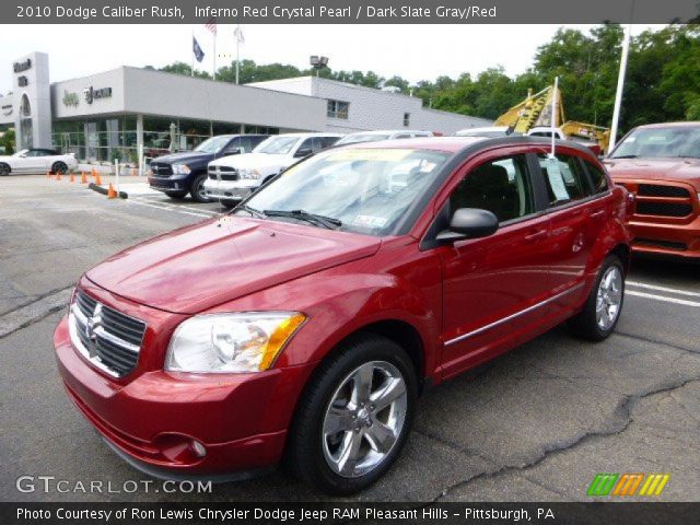 2010 Dodge Caliber Rush in Inferno Red Crystal Pearl