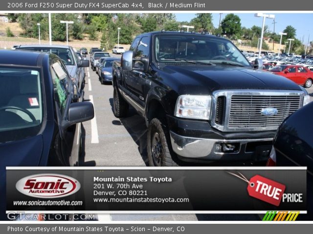 2006 Ford F250 Super Duty FX4 SuperCab 4x4 in Black