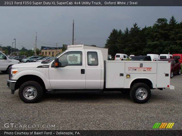 2013 Ford F350 Super Duty XL SuperCab 4x4 Utility Truck in Oxford White