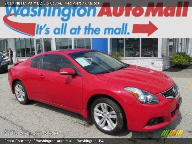 2010 Nissan Altima 2.5 S Coupe in Red Alert