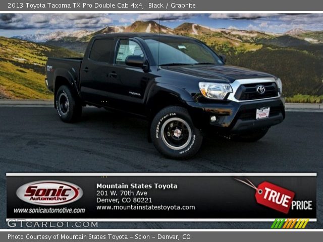 2013 Toyota Tacoma TX Pro Double Cab 4x4 in Black