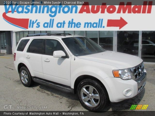 2010 Ford Escape Limited in White Suede