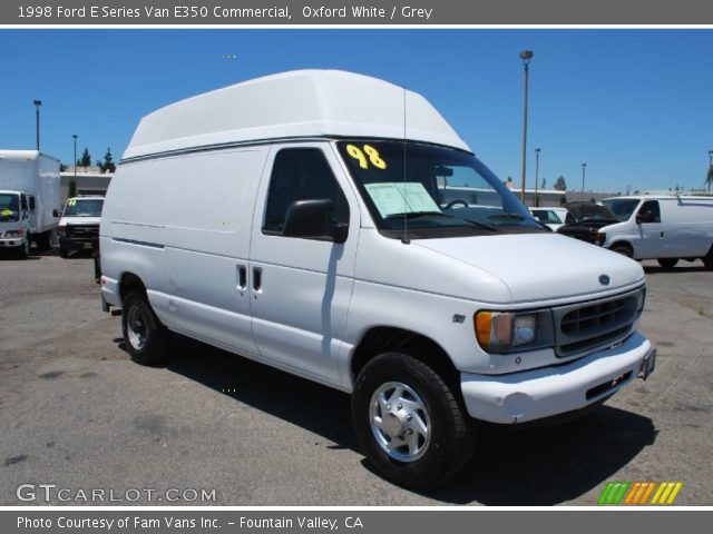 1998 Ford E Series Van E350 Commercial in Oxford White