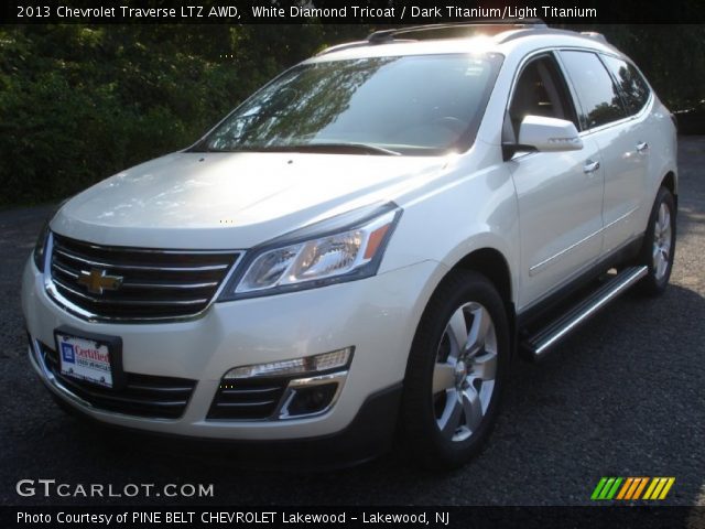 2013 Chevrolet Traverse LTZ AWD in White Diamond Tricoat
