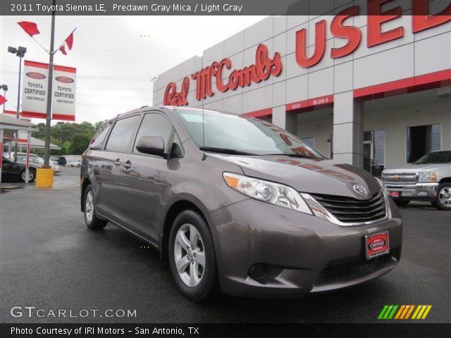 2011 Toyota Sienna LE in Predawn Gray Mica