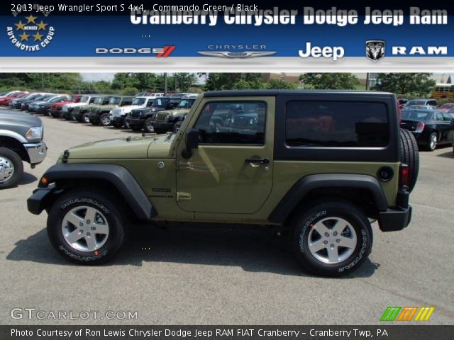 2013 Jeep Wrangler Sport S 4x4 in Commando Green