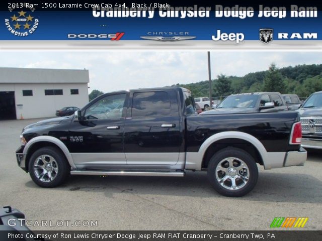 2013 Ram 1500 Laramie Crew Cab 4x4 in Black
