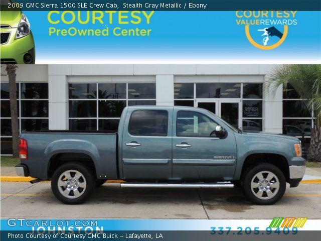 2009 GMC Sierra 1500 SLE Crew Cab in Stealth Gray Metallic