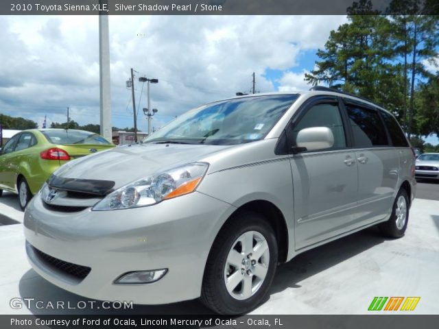 2010 Toyota Sienna XLE in Silver Shadow Pearl