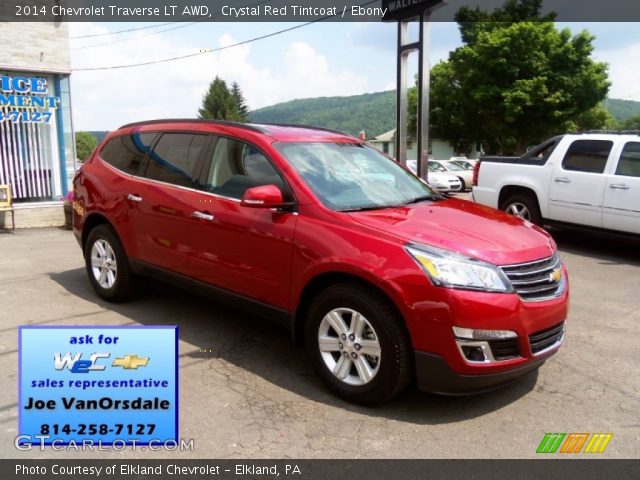 2014 Chevrolet Traverse LT AWD in Crystal Red Tintcoat