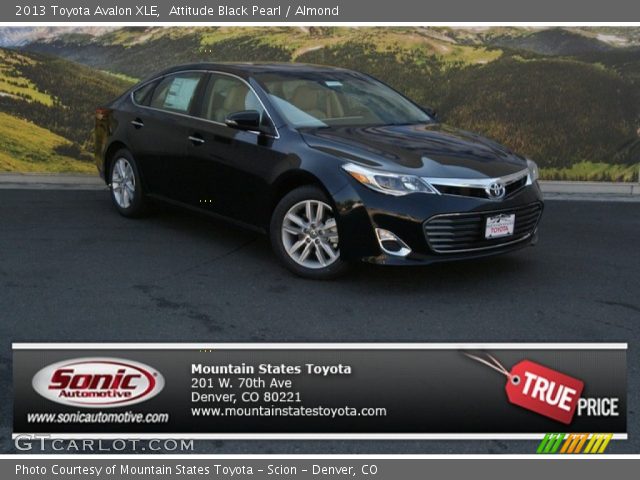 2013 Toyota Avalon XLE in Attitude Black Pearl