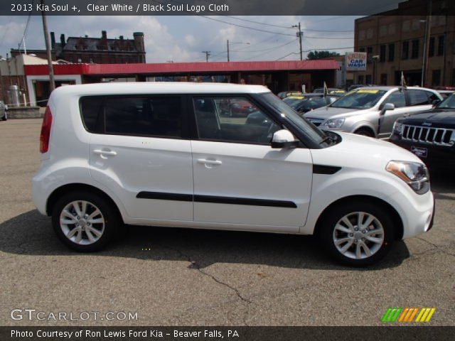 2013 Kia Soul + in Clear White