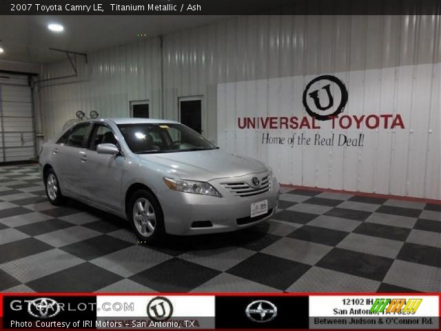 2007 Toyota Camry LE in Titanium Metallic