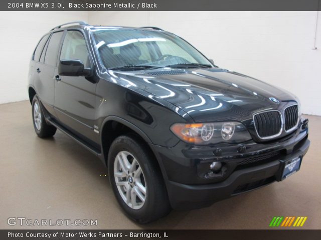 2004 BMW X5 3.0i in Black Sapphire Metallic