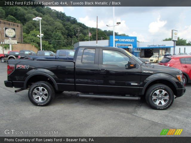 2012 Ford F150 FX4 SuperCab 4x4 in Tuxedo Black Metallic