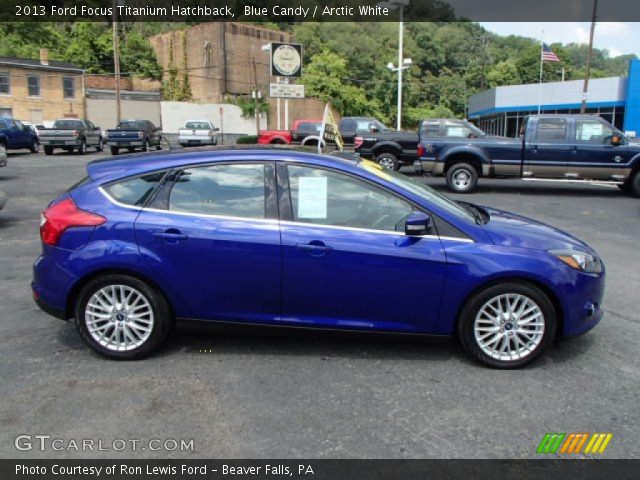 2013 Ford Focus Titanium Hatchback in Blue Candy