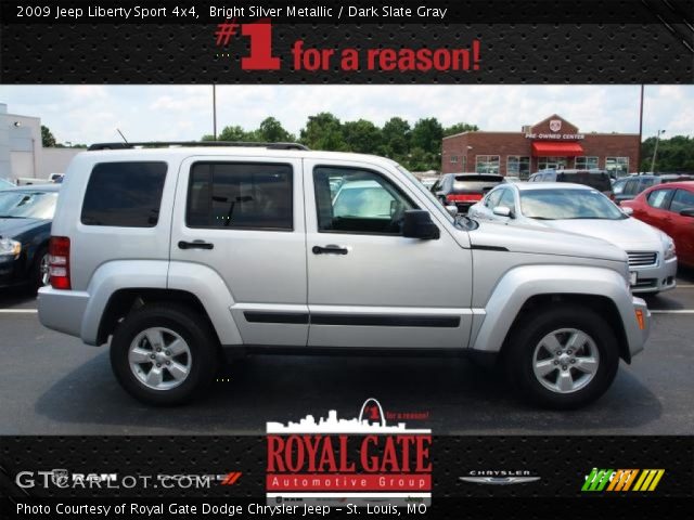 2009 Jeep Liberty Sport 4x4 in Bright Silver Metallic